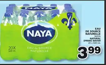 Marches Tradition NAYA NATURAL SPRING WATER offer