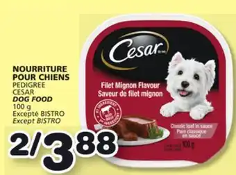 Marches Tradition PEDIGREE CESAR DOG FOOD offer