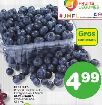 Marches Tradition BLUEBERRIES offer