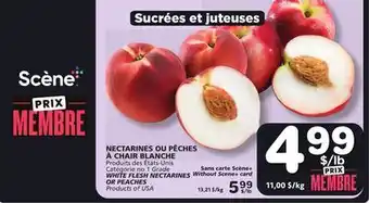 Marches Tradition WHITE FLESH NECTARINES OR PEACHES offer