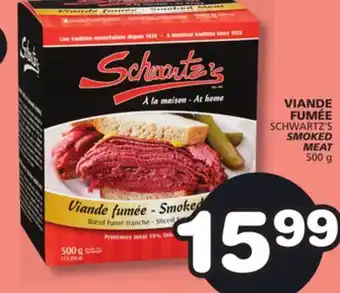Marches Tradition SCHWARTZ'S SMOKED MEAT offer