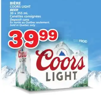 Marches Tradition COORS LIGHT BEER offer