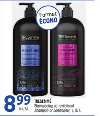 Uniprix TRESEMMÉ Shampooing ou revitalisant/Shampoo or conditioner offer