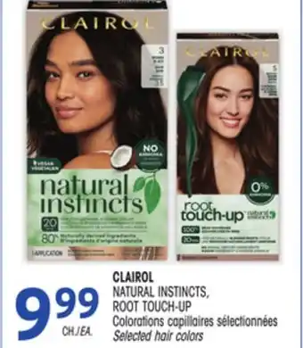 Uniprix CLAIROL NATURAL INSTINCTS, ROOT TOUCH-UP Colorations capillaires sélectionnées/Selected hair colors offer
