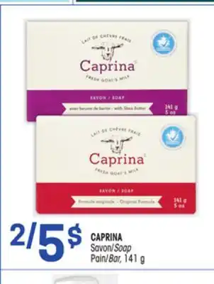 Uniprix CAPRINA Savon/Soap Pain/Bar offer