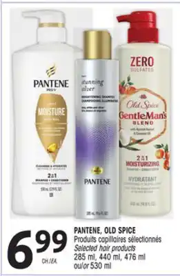 Uniprix PANTENE, OLD SPICE Produits capillaires sélectionnés/Selected hair products offer