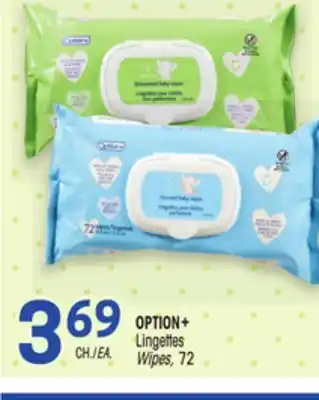 Uniprix OPTION+ Lingettes/Wipes offer