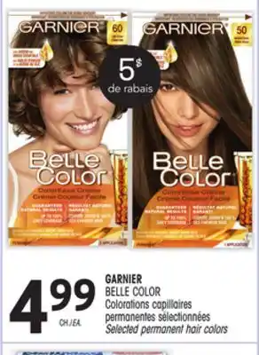 Uniprix GARNIER BELLE COLOR Colorations capillaires permanentes sélectionnées/Selected permanent hair colors offer
