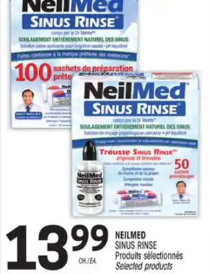 Uniprix NEILMED SINUS RINSE Produits sélectionnés/Selected products offer