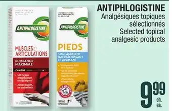 Jean Coutu ANTIPHLOGISTINE Selected topical analgesic products offer