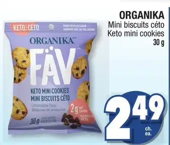 Jean Coutu ORGANIKA Keto mini cookies offer