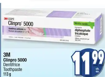 Jean Coutu 3M Clinpro 5000 Toothpaste offer