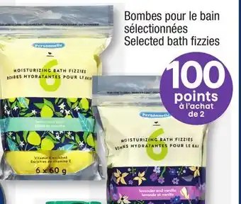 Jean Coutu PERSONNELLE Selected bath fizzies offer