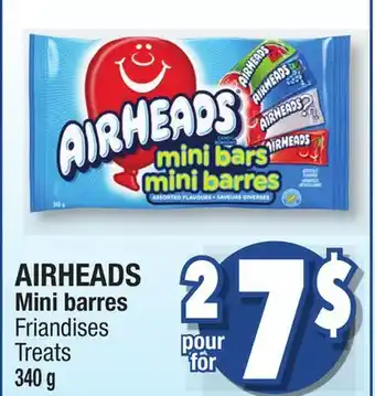 Jean Coutu AIRHEADS Mini barres Treats offer