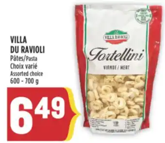 Marché Adonis VILLA DU RAVIOLI Pâtes offer