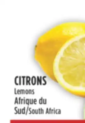 Marché Adonis CITRONS Lemons offer