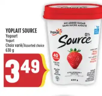 Marché Adonis YOPLAIT SOURCE Yogourt offer