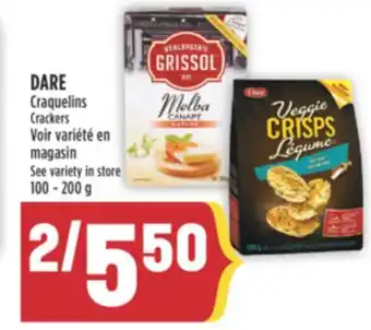 Marché Adonis DARE Craquelins Crackers offer