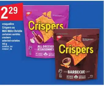 Maxi CRAQUELINS CRISPERS OU MÉLI-MÉLO CHRISTIE, 145 g offer