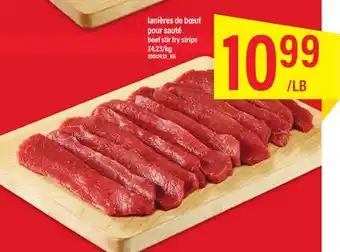 Maxi LANIÈRES DE BŒUF POUR SAUTÉ offer