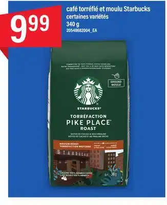 Maxi CAFÉ TORRÉFIÉ ET MOULU STARBUCKS, 340 G offer