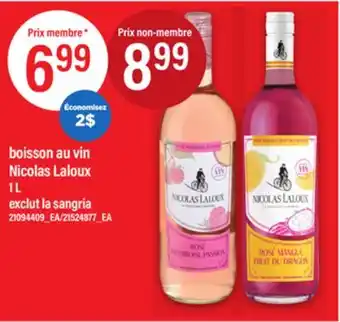 Maxi BOISSON AU VIN NICOLAS LALOUX, 1 L offer