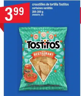 Maxi croustilles de tortilla Tostitos offer