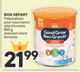Brunet BON DÉPART Préparations pour nourrissons sélectionnées offer