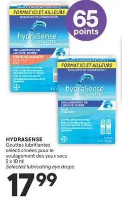 Brunet HYDRASENSE Gouttes lubrifiantes sélectionnées pour le soulagement des yeux secs offer