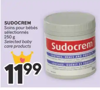 Brunet SUDOCREM Soins pour bébés sélectionnés offer