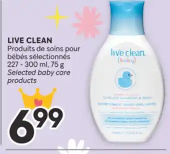 Brunet LIVE CLEAN Produits de soins pour bébés sélectionnés offer