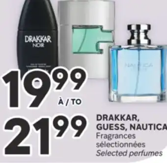 Brunet DRAKKAR, GUESS, NAUTICA Fragrances Selectionnees offer