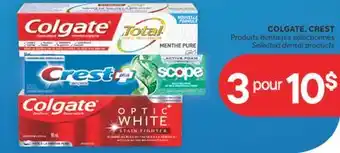 Brunet COLGATE, CREST Produits dentaires sélectionnés offer