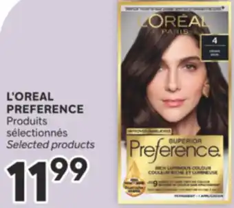 Brunet L'OREAL PREFERENCE Produits sélectionnés offer