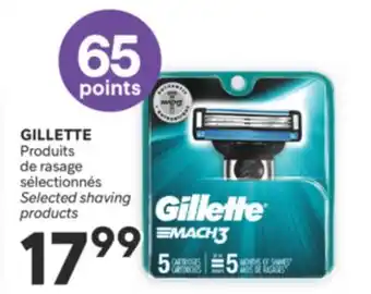 Brunet GILLETTE Produits de rasage sélectionnés offer