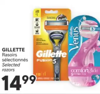 Brunet GILLETTE Rasoirs sélectionnés offer