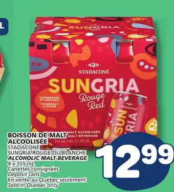 Marché Bonichoix ALCOHOLIC MALT BEVERAGE offer