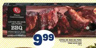 Marché Bonichoix PLAISIRS GASTRONOMIQUES PORK BACK RIBS offer