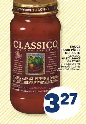 Marché Bonichoix CLASSICO PASTA SAUCE OR PESTO offer