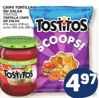 Marché Bonichoix TOSTITOS TORTILLA CHIPS OR SALSA offer