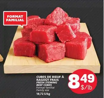 Marché Bonichoix FRESH STEWING BEEF CUBES offer