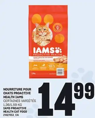 Provigo NOURRITURE POUR CHATS PROACTIVE HEALTH IAMS offer
