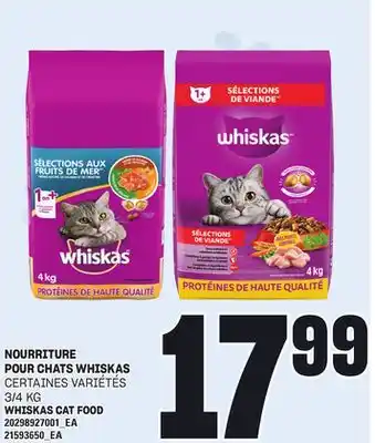 Provigo NOURRITURE POUR CHATS WHISKAS offer