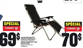 Provigo CHAISE ZÉRO GRAVITÉ EVERYDAY ESSENTIALS offer