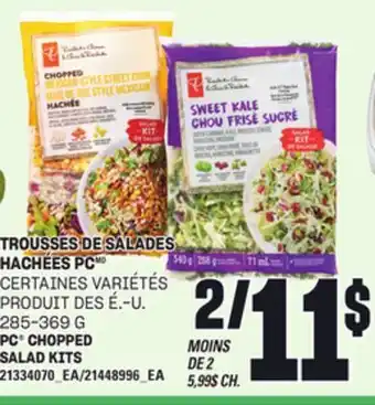 Provigo TROUSSES DE SALADES HACHÉES PC, 285-369 G offer