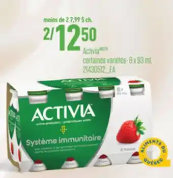 Provigo Activia, 8 x 93 mL offer