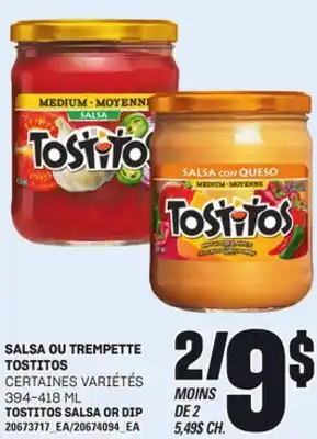 Provigo SALSA OU TREMPETTE TOSTITOS offer