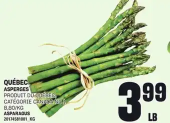 Provigo QUÉBEC ASPERGES offer