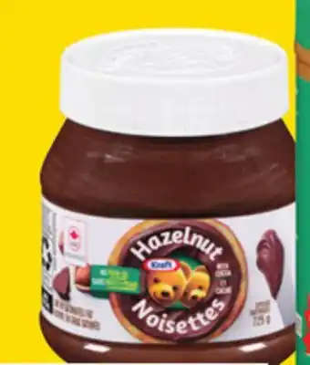 Giant Tiger Kraft hazelnut spread offer