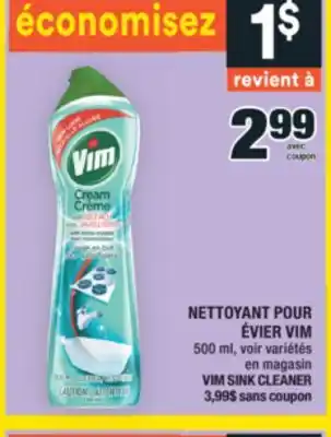 Super C NETTOYANT POUR ÉVIER VIM | VIM SINK CLEANER offer